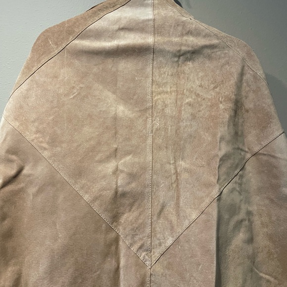 Newport News Leather Fringe and Grommet shawl - Picture 7 of 16